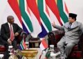 Presiden Afrika Selatan Ramaphosa Bertemu dengan Prabowo, Memuji Indonesia Komitmen Melawan Apartheid