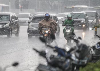 Prakiraan Cuaca 24–26 Oktober 2025 Hujan Ringan Hingga Lebat Diprediksi Landa Jabodetabek