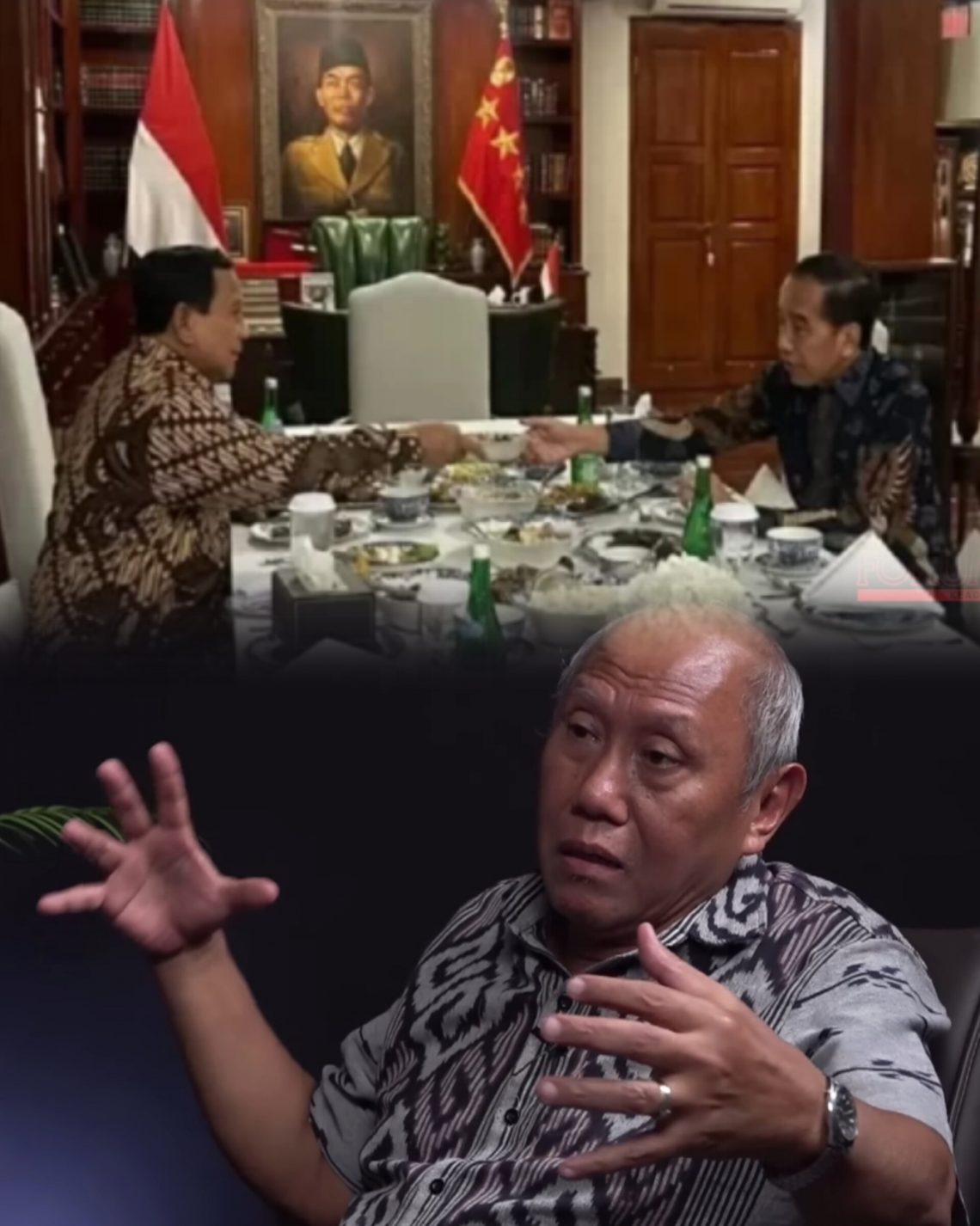 Ikrar Nusa Bhakti Ungkap Bocoran Pertemuan Empat Mata Jokowi–Prabowo di Kertanegara