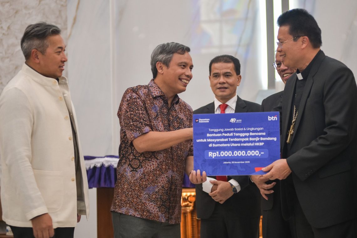 BTN dan HKBP Inisiasi Salurkan Bantuan Bencana Banjir ke Sumatera Bagian Utara