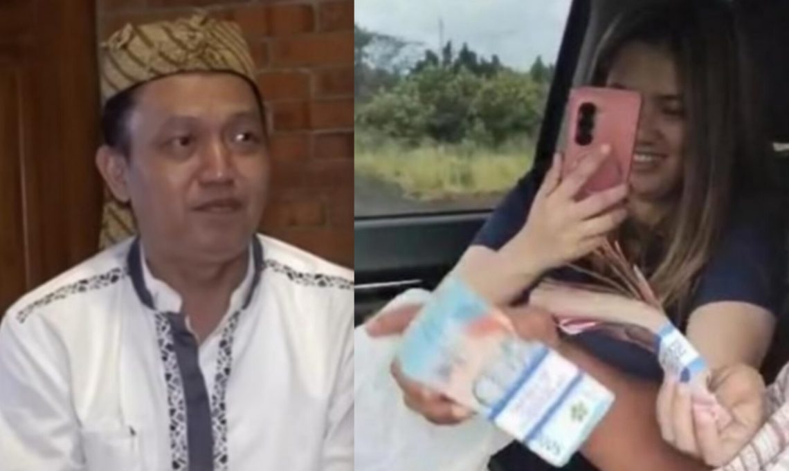Istri Kades Rengasjajar Pamer Uang Saat Warga Mengeluh Tambang Ditutup, Netizen Geram