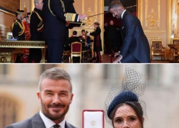David Beckham Dapat Gelar Ksatria dari Raja Charles, Tampil dengan Desain Victoria Beckham