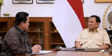 Prabowo Minta Erick Thohir Tingkatkan Kesejahteraan Atlet dan Kembangkan Pusat Olahraga