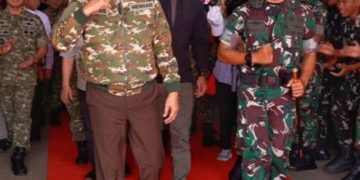 Menhan Sjafrie Tinjau Batalyon di Kalsel, Tekankan Prajurit Setia Mengabdi kepada Rakyat