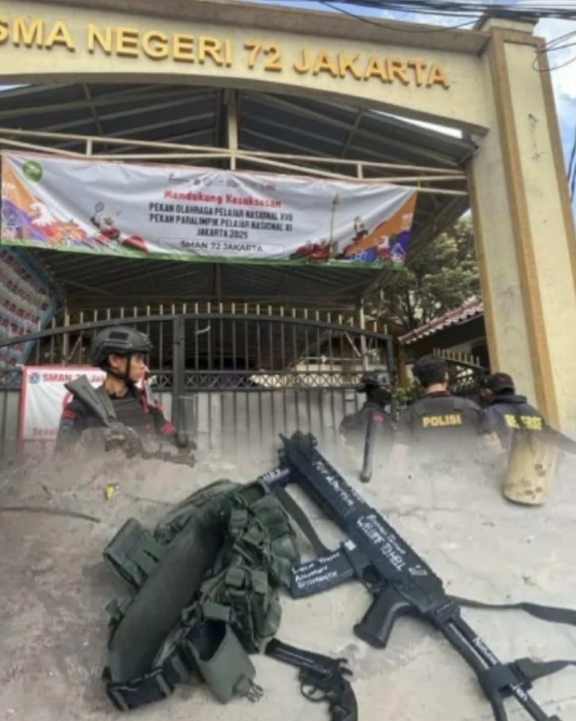 Terungkap! Gerak-Gerik Mencurigakan Pelaku Ledakan di SMAN 72 Jakarta Sebelum Kejadian