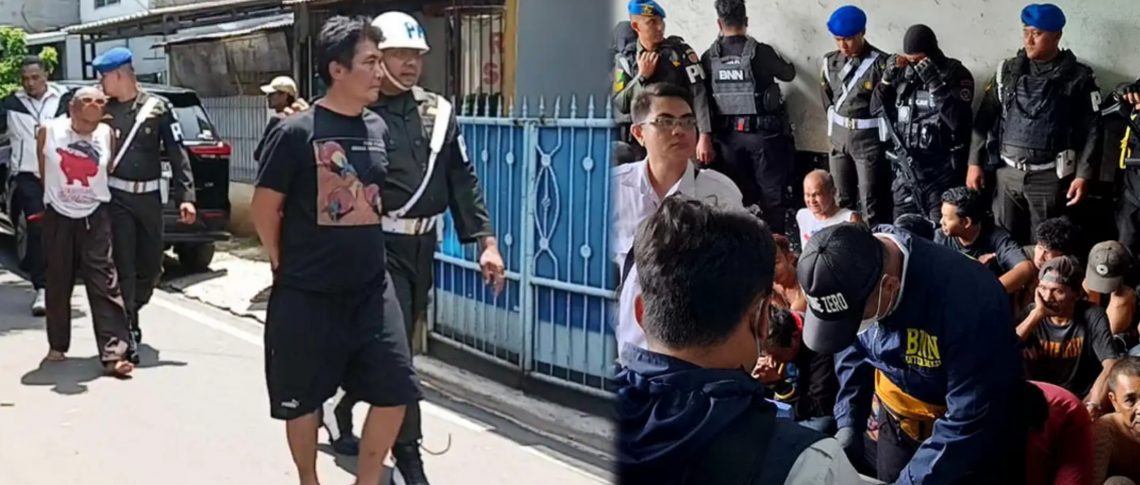 BNN Gerebek Sarang Narkoba di Berlan Jaktim, 25 Pengedar Ditangkap dan 4 Bandar Masih Diburu