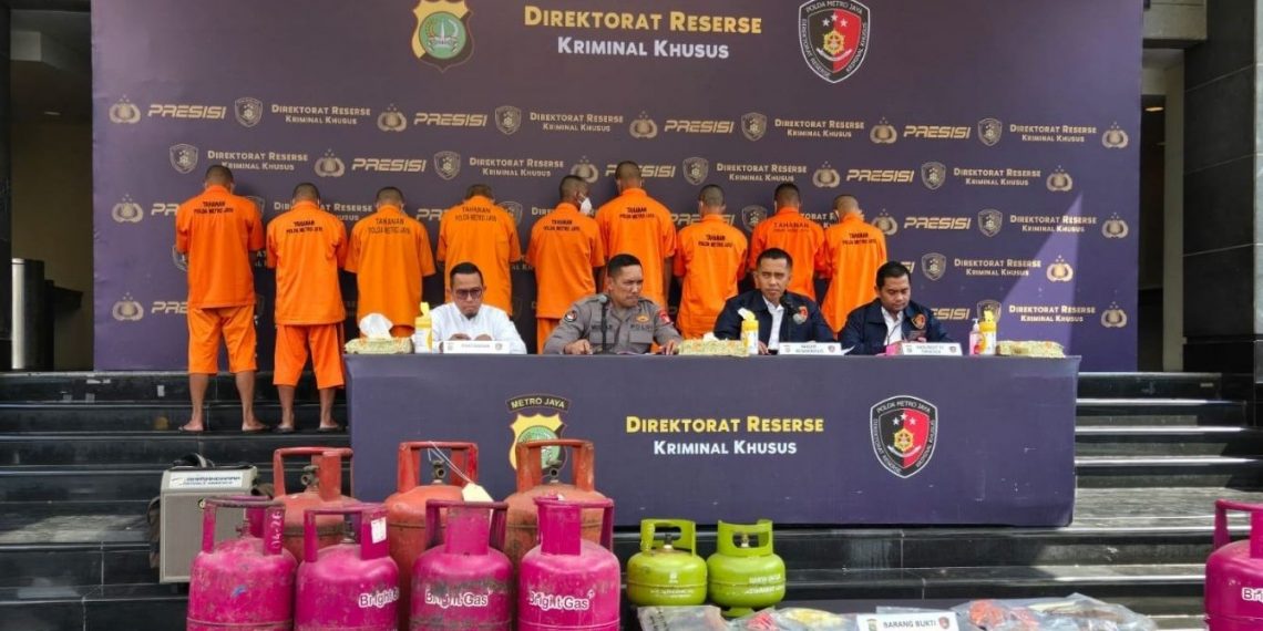 503 Tabung LPG Subsidi Diamankan Polda Metro Jaya di Jaktim–Depok