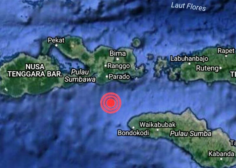 Gempa Berkekuatan 2,9 Magnitudo Terjadi di Timur Laut Sumbawa