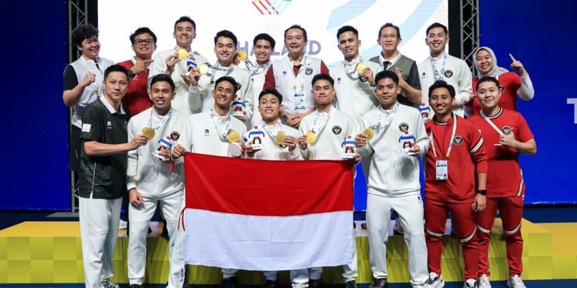 Indonesia Capai Target 80 Emas, Mantap di Peringkat Kedua SEA Games 2025