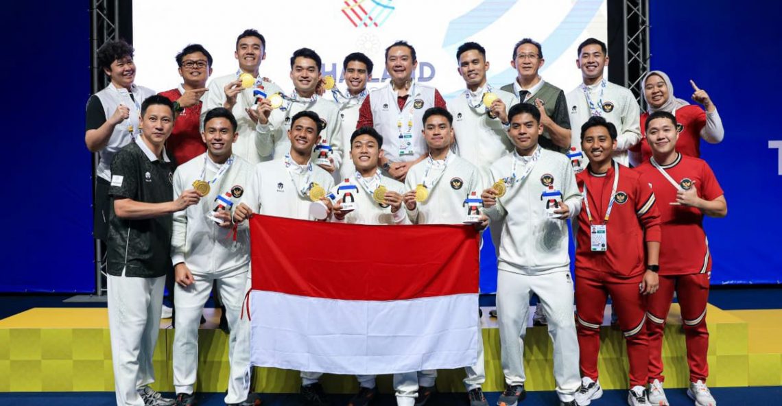 Indonesia Capai Target 80 Emas, Mantap di Peringkat Kedua SEA Games 2025