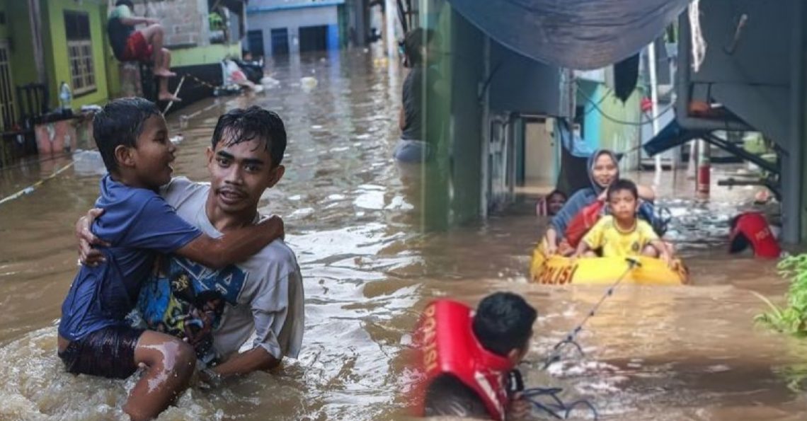 Banjir Rendam 15 RT di Jakarta Timur, Ketinggian Tembus 80 Cm