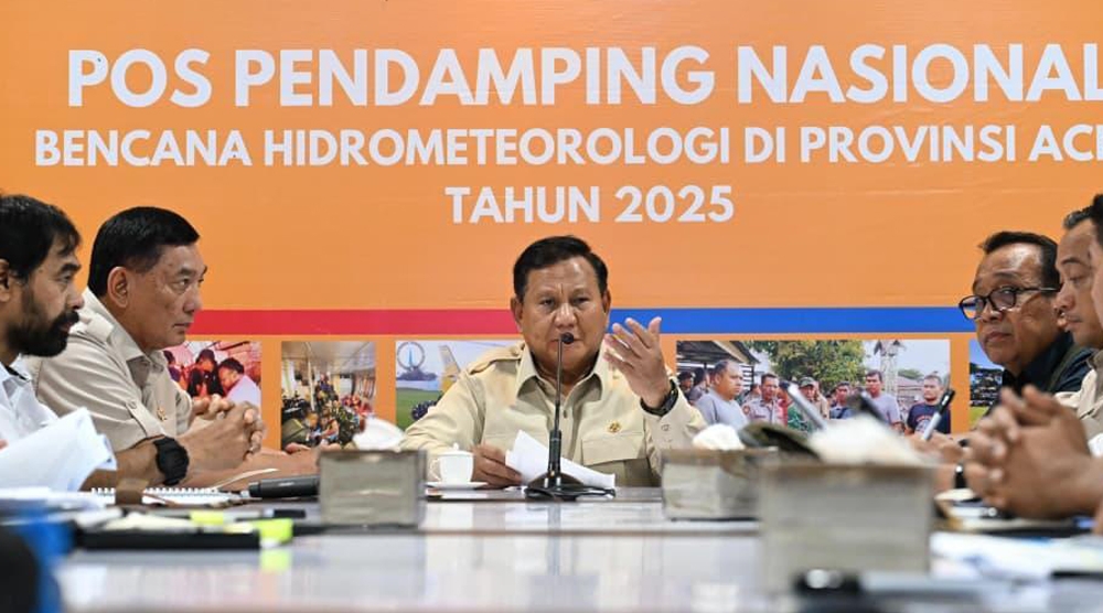 Prabowo Instruksikan Evaluasi Bupati Aceh Selatan Usai Tinggalkan Daerah Saat Bencana