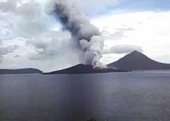 Aktivitas Gunung Anak Krakatau Masih Waspada, Polda Banten Imbau Masyarakat Tetap Siaga