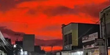 BMKG Jelaskan Fenomena Langit Merah yang Terjadi di Pandeglang