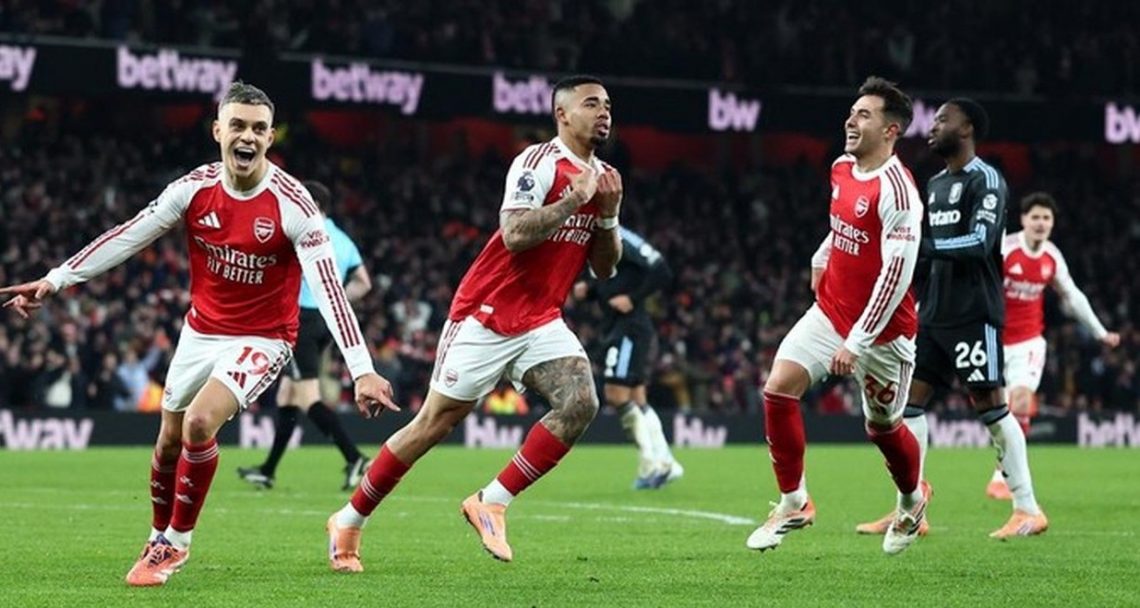 Arsenal Bungkam Aston Villa 4-1, Empat Gol Tercipta di Babak Kedua