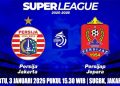 Persija Lebih Diunggulkan Hadapi Persijap pada Pekan ke-16 Super League