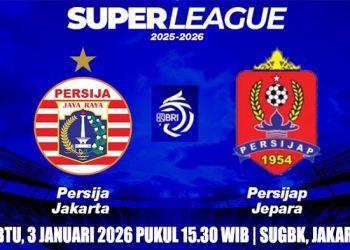 Persija Lebih Diunggulkan Hadapi Persijap pada Pekan ke-16 Super League