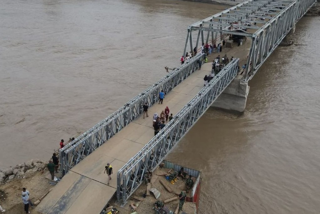 Pemerintah Rampungkan 18 Jembatan Bailey di Aceh, Puluhan Lainnya Menyusul