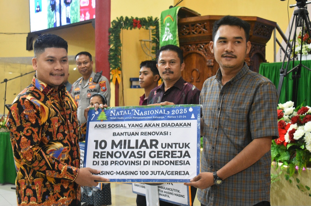 Perayaan Natal Nasional 2025 di Nias Teguhkan Pesan “Allah Hadir Untuk Menyelamatkan Keluarga”