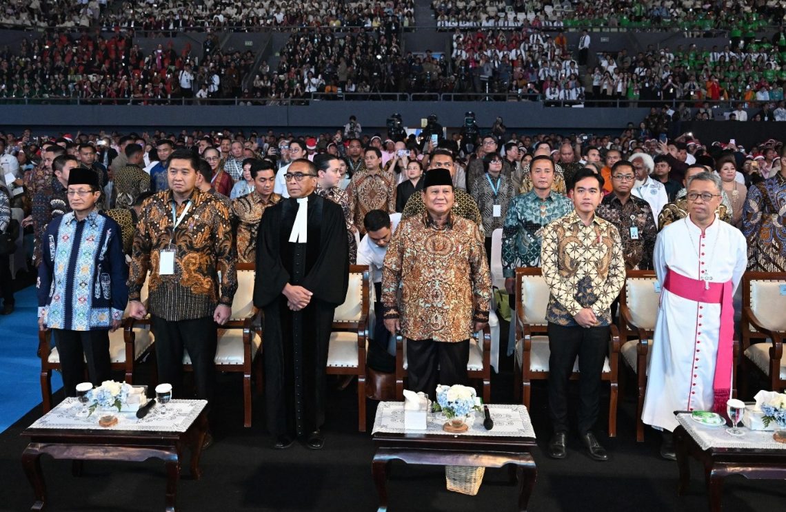 Prabowo: Natal Nasional Wujud Persatuan di Tengah Keberagaman Indonesia