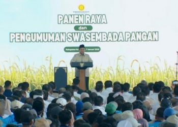 Prabowo Resmikan Indonesia Kembali Mandiri Pangan